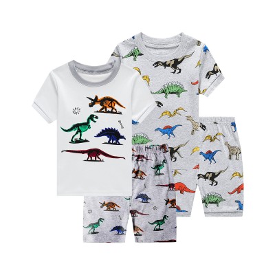 Little Hand Boys Pajamas Set Dinosaurs Pajama Summer Casual Sleepwear