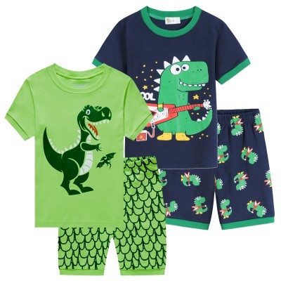Little Hand Boys Pajamas Set Dinosaur Kids Sleepwear Clothes Pjs