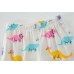 Little Hand Girl Dinosaur Pajama Set 4-Piece 100% Cotton Pjs Sleepwear Sets