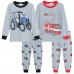 FEDPOP Toddler Boys Pajamas Tractor Sleepwear 100% Cotton Pjs Clothes Set