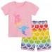 Little Hand Girl Pajama Mermaid Short Sleepwear Pajamas Cotton Pjs