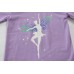 FEDPOP Toddler Girls Pajamas Princess Graphic Sleepwear 2-Piece Long Sleeve Cotton Pajama Set