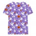 FEDPOP Boys Halloween T-shirts Kids 3D Printed Graphic Tops Party Short Sleeve Tees Clothes