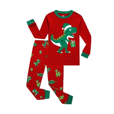 Little Hand Toddler Boys Pajamas Dinosaur Christmas Pjs Set Sleepwear