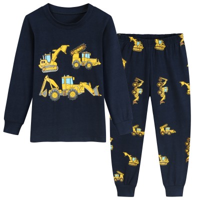 Little Hand Boys Pajamas Set Long Sleeve Kids Pjs 100% Cotton Sleepwear