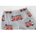 Little Hand Pajama Set Boy Long Sleeve Cotton Sleepwear Truck Pjs Set