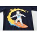 FEDPOP Toddler Boys Space Pajamas Glow in the Dark Graphic Sleepwear Kids Cotton Pjs Clothes