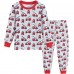 FEDPOP Toddler Boys Excavator Pajamas Kids Long Sleeve Snug-Fit Clothes Pjs Set