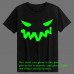 FEDPOP Boys Glow in the Dark Halloween T Shirts Kids Cotton Graphic Tees Pumpkin Top Clothing