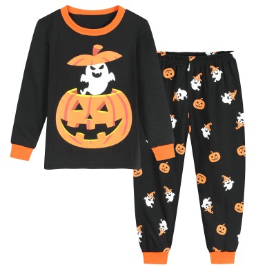 Little Hand Toddler Boys Halloween Ghost Pajamas Set Kids Pumpkin Sleepwear