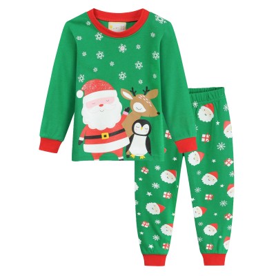 Little Hand Toddler Boys Pjs Christmas Pajamas Reindeer Cotton Sleepwear
