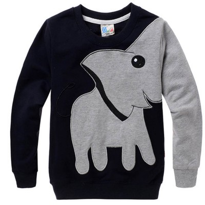 Little Hand Toddler Boys Long Sleeve Sweatshirts Elephant Outfit Shirt