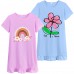 FEDPOP Toddler Girl 2-Pieces Summer Nightgown Graphic Cotton Sleep Dress for Kids 3-4T FEDPOP Toddler Girl 2-Pieces Summer Nightgown Graphic Cotton Sleep Dress for Kids 3-4T