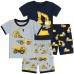FEDPOP Toddler Boy Pajama Summer Short Excavator Sleepwear Set Cotton Pjs Size 2T FEDPOP Toddler Boy Pajama Summer Short Excavator Sleepwear Set Cotton Pjs Size 2T