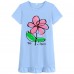 FEDPOP Toddler Girls Cotton Nightgowns Summer Sleepshirts Nighties Short Sleeve Blue Dress for Kids 3T FEDPOP Toddler Girls Cotton Nightgowns Summer Sleepshirts Nighties Short Sleeve Blue Dress for Kids 3T