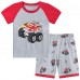 FEDPOP Toddler Boys Pajamas Car Short Set Summer Sleepwear Cotton Pjs Size 2T