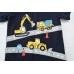 FEDPOP Toddler Boys Pajamas Engineering Car Graphic Sleepwear Cotton Pjs Size 2T
