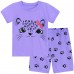 FEDPOP Girls Pajama Set Toddlers Summer Short Pjs Cotton Pajamas Kids Sleepwear 2T