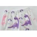 FEDPOP Toddler Girls Pajamas Dinosaur Short Set Summer Sleepwear Cotton Pjs Size 2T