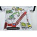 FEDPOP Toddler Boys Pajamas Engineering Car Graphic Sleepwear Cotton Pjs Size 2T
